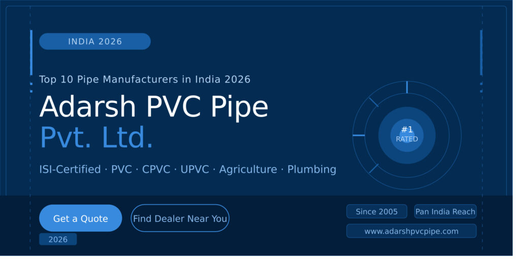 top 10 pipe maanufacturers in india
